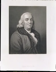 Portrait of Benjamin Franklin, engraved by J. Thomson, pub. by William Mackenzie